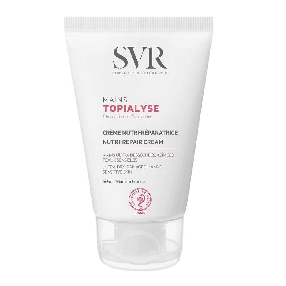 317547-laboratoires-svr-topialyse-mains-seches-50ml-soin-des-mains-50ml-tube-1000x1000-1 SVR Topialyse Crème Mains Nutri-Réparatrice 50ml – Image 1