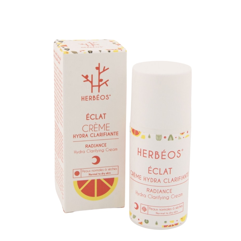 SITE-44 HERBÉOS Crème Hydra Clarifiante Éclat Nuit Peaux Normales à Sèches 50 ml – Image 1