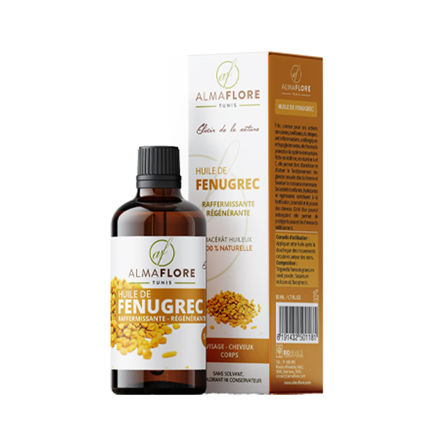 almaflore-huile-de-fenugrec-50ml-2 Almaflore Huile de Fenugrec 50ml – Image 1