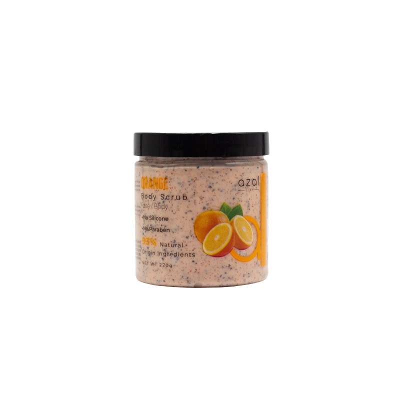 azal-gommage-pour-corps-et-visage-orange Azal Gommage pour Corps et Visage Orange 220gr – Image 1