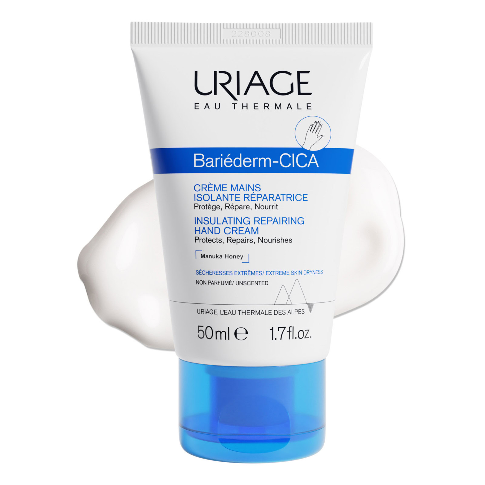 bariederm-cica-creme-mains-50ml Uriage Bariederm Cica Crème Mains Isolante Réparatrice 50ml – Image 1