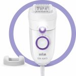 Braun Silk-épil 5 505 Power 28 pinces Violet, Blanc – Image 5