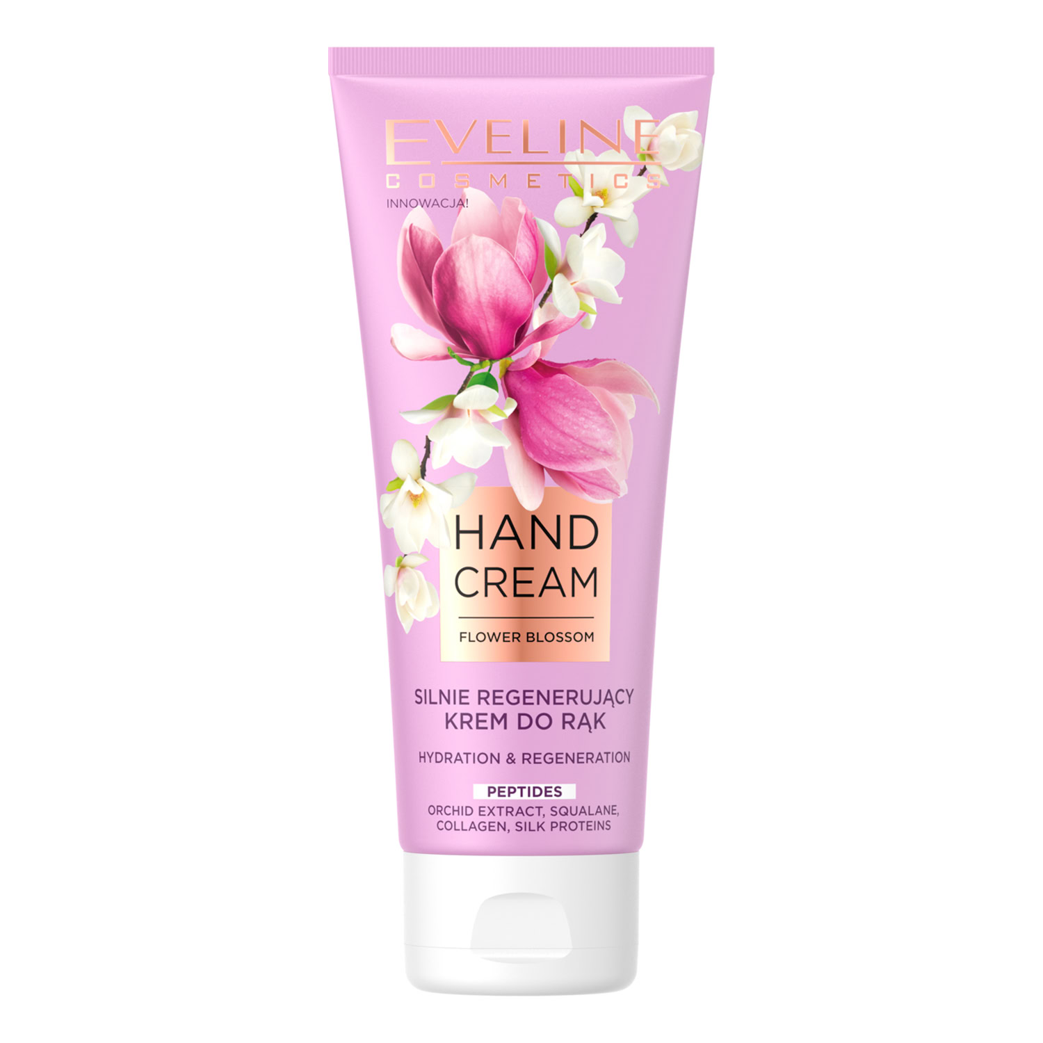 eveline-flower-blossom-creme-regeneratrice-intense-mains-75ml Eveline Flower Blossom Crème Régénératrice Intense Mains 75ml – Image 1