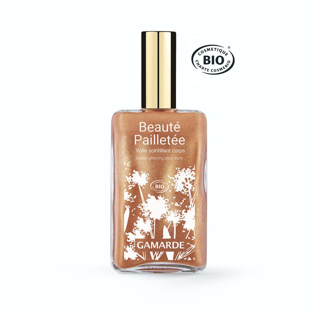 gamarde-beaute-pailletee-voile-scintillant-corps-tous-types-de-peaux-90ml Gamarde Beauté Pailletée Voile Scintillant Corps Bio 90 ml – Image 1