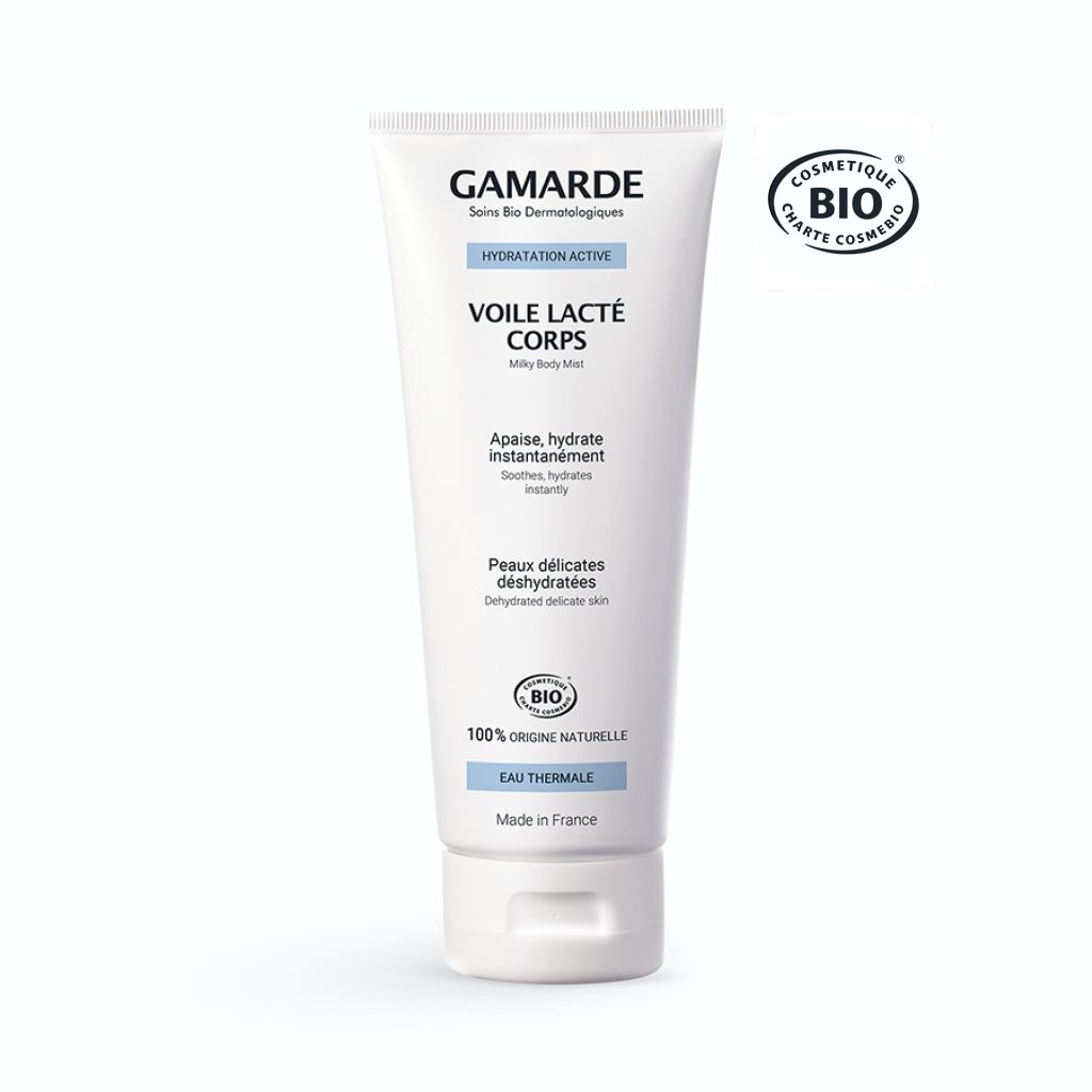 gamarde-voile-lacte-corps-lait-corps-a-l-acide-hyaluronique-200ml Gamarde Voile Lacté Corps Bio 200 ml – Image 1
