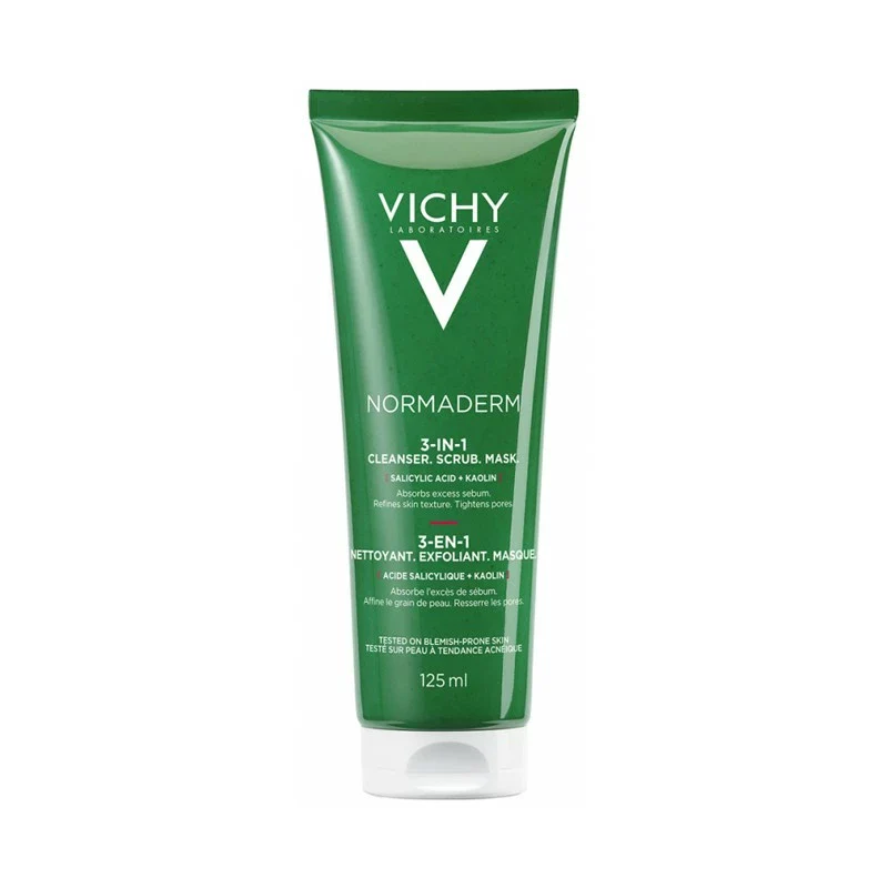 vichy-normaderm-tri-activ-3-en-1-125ml VICHY NORMADERM Tri-activ 3 En 1 125ml – Image 1