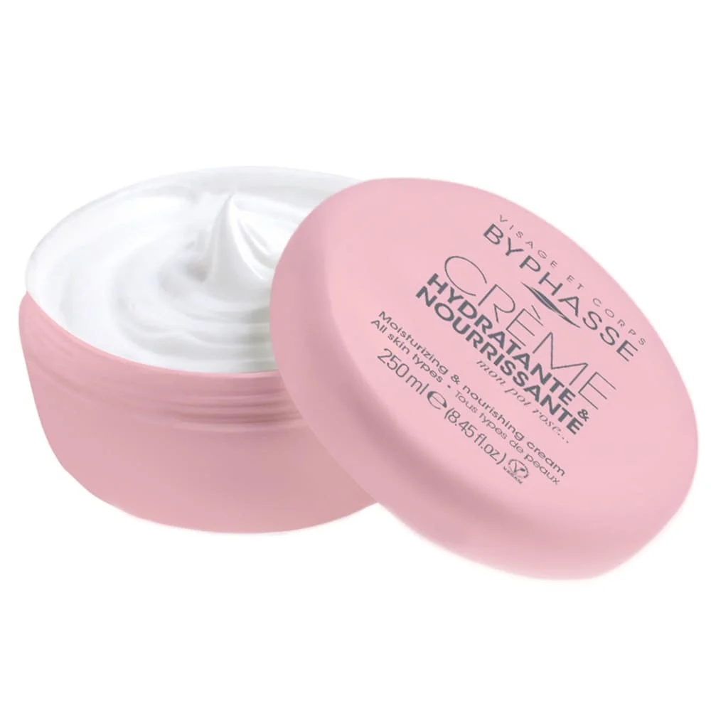 BYPHASSE-Creme-Hydratante-et-nourrissante-250ml BYPHASSE Creme Hydratante et Nourrissante 250ml – Image 1