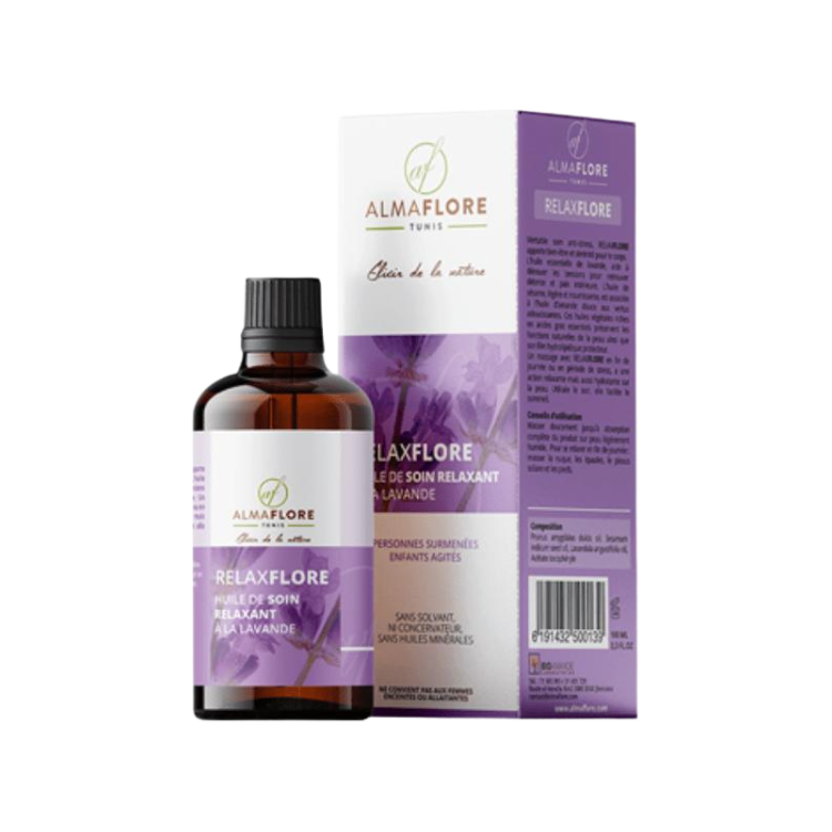 Huile-De-Massage-Relaxant-100ml ALMAFLORE Huile De Massage Relaxant 100ml – Image 1