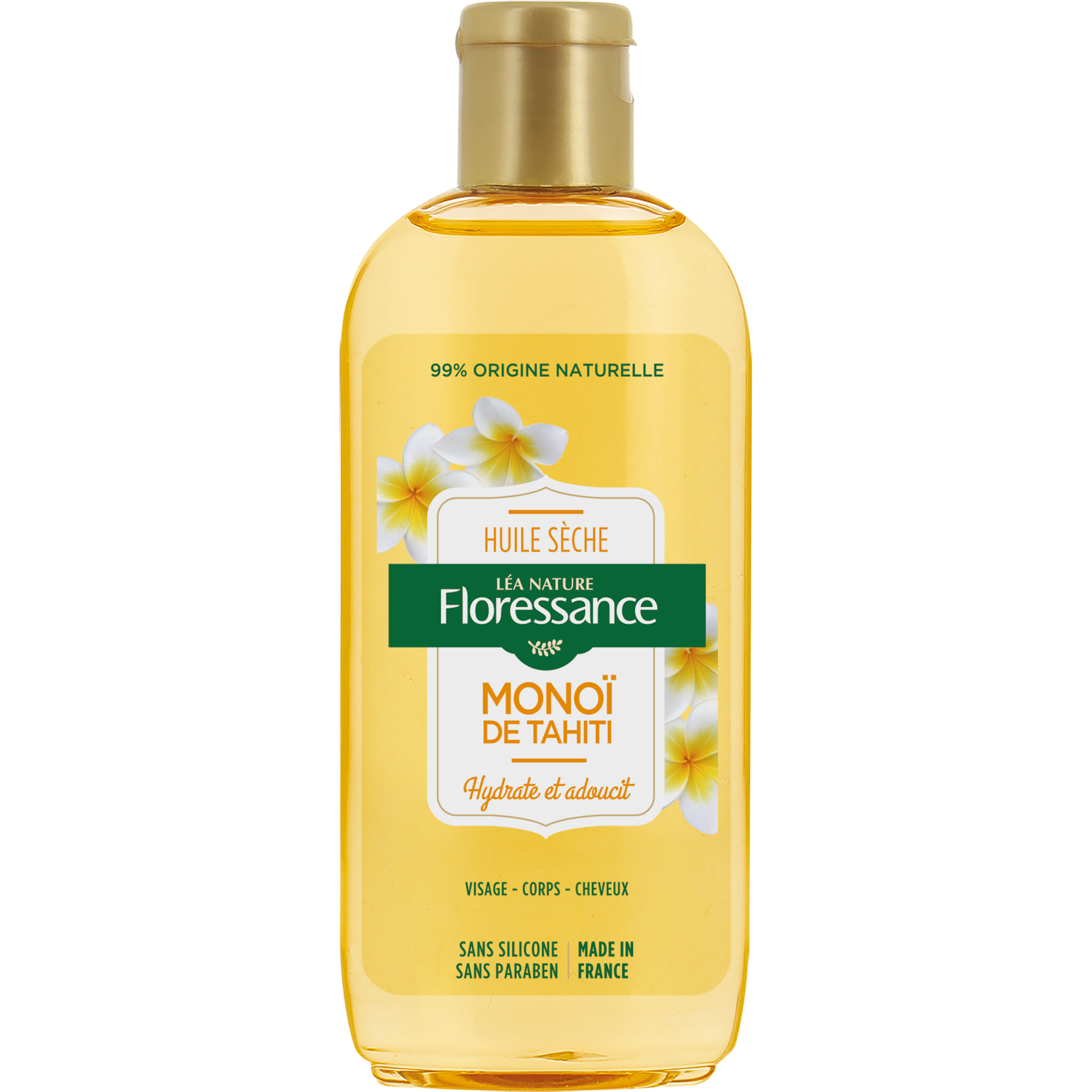floressance-huile-seche-monoi-de-tahiti-150ml Floressance Huile Sèche Monoï de Tahiti 150ml – Image 1
