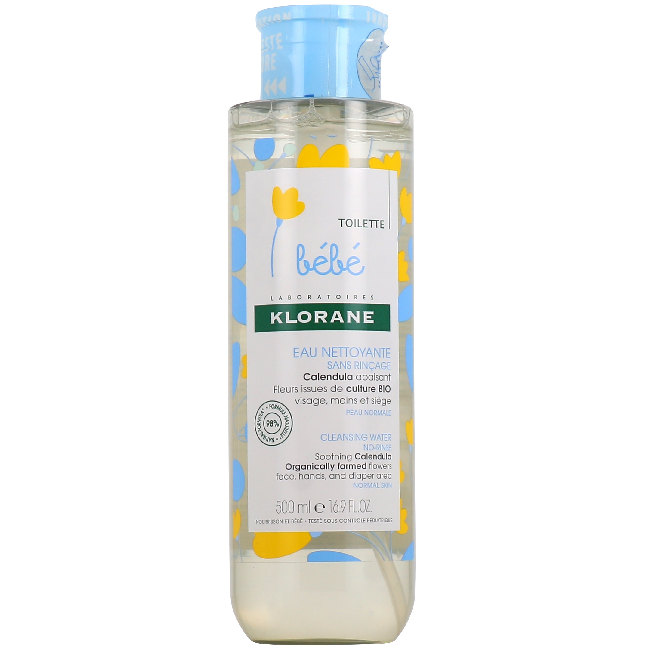 klorane-bb-eau-nettoyante-micellaire-sans-rinage-klorane7-1677668856 Klorane Bébé Eau Nettoyante Micellaire Sans Rincage 500ml – Image 1