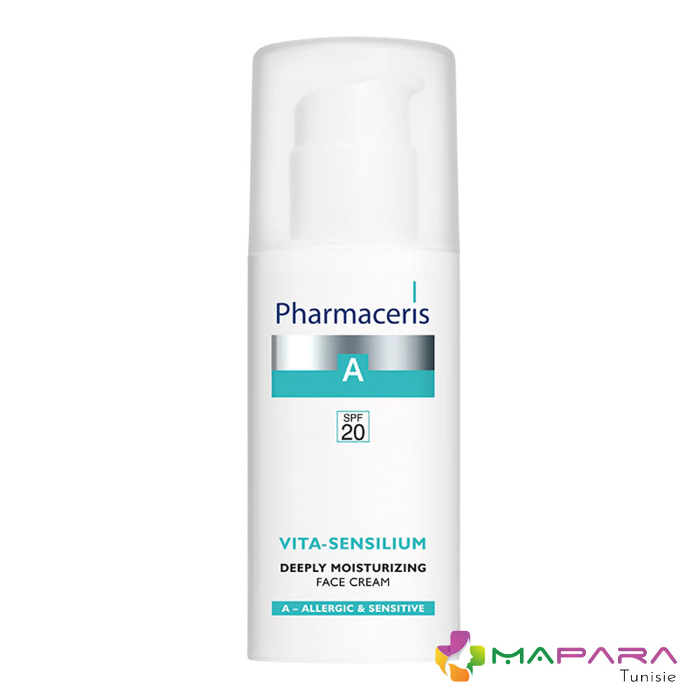 pharmaceris-a-vita-sensilium-creme-visage-hydratante-spf20-50-ml Pharmaceris A Vita-Sensilium Creme Visage Hydratante SPF20 50ml – Image 1