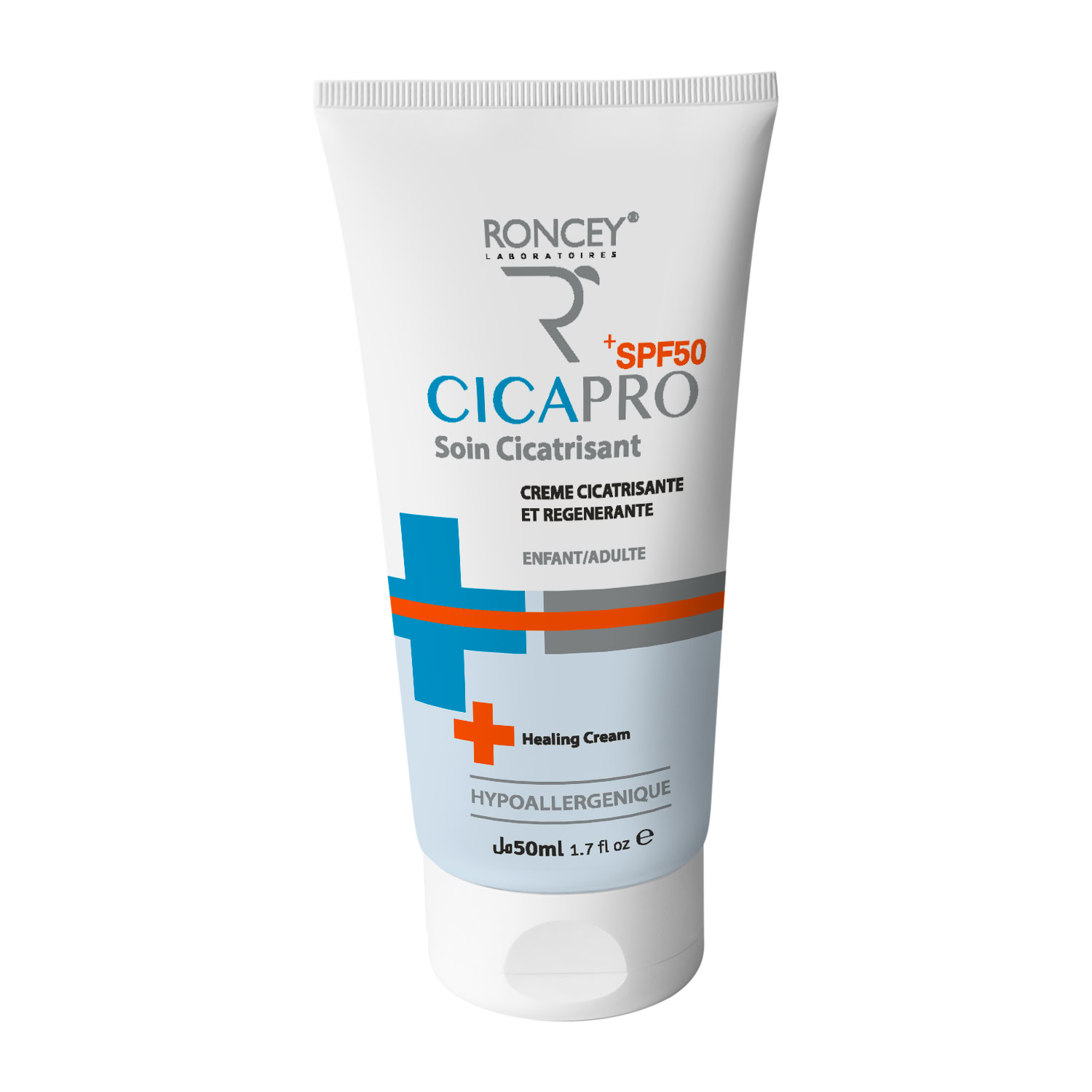 roncey-cicapro-creme-cicatrisante-et-protectrice-spf50-50ml Roncey Cicapro Crème Cicatrisante et Protectrice SPF50+ 50ml – Image 1