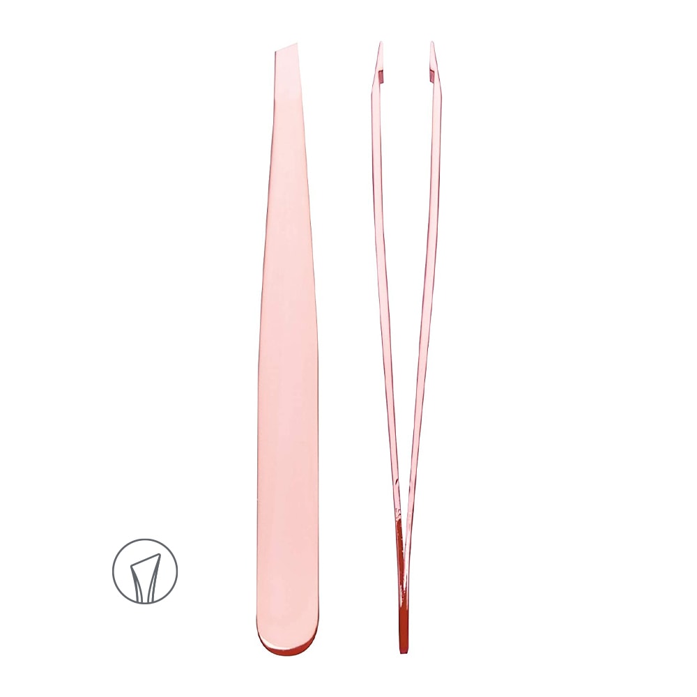 titania-pince-a-epiler-incline-1091-75rgb-b-rose-gold TITANIA Pince à Epiler Incliné 1091/75RGB B Rose Gold – Image 1