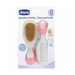 Chicco brosse et peigne rose