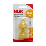 Nuk tetine first choise + 0/6 mois