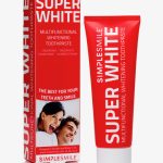Dentifrice super white rouge