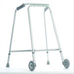Deambulateur simple avec a 2 roues