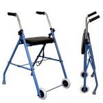Deambulateur 2 roues + siege