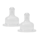 Baby nova blister 2 tetines large lait
