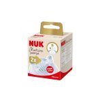 Nuk tetine x 2 nature sens m 0-6 m