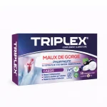 Triplex maux de gorge cassis b/16