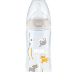 Nuk bib plast temperature 300ml first choice+