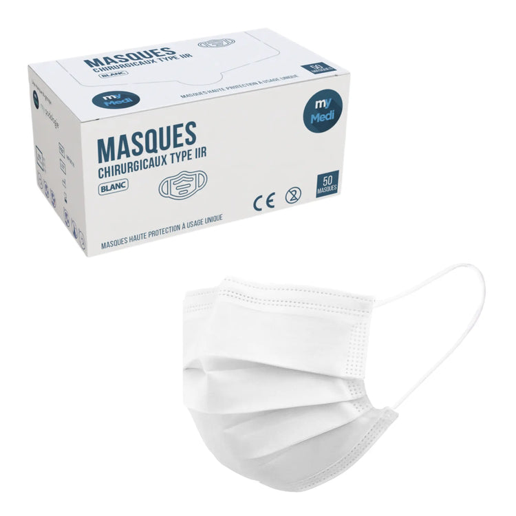 Masque chirurgical ecan 3 lpis b/50 em – Image 1