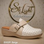 Sabot sti femme beige serpent 010 p40