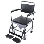 Chaise roulante avec pot et 4 petites roues