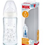Nuk bib en verre 240ml  0/6mois