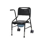 Chaise de toilette avec deux roues