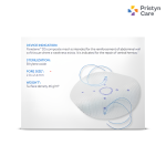 Plaque synthethique pour eventration