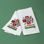Sac papier parapharmacie small b/500