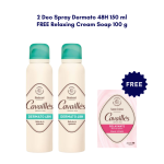 Roge cavailles coff creme lavant + deo spray