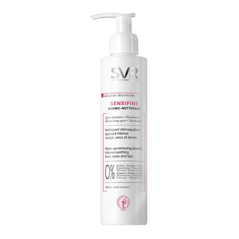 svr-sensifine-dermo-nettoyant-nettoyant-demaquillant-200-ml.jpg Svr sensifine dermo - nettoyant 200ml – Image 1