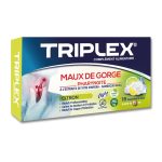 Triplex maux de gorge citron b/16