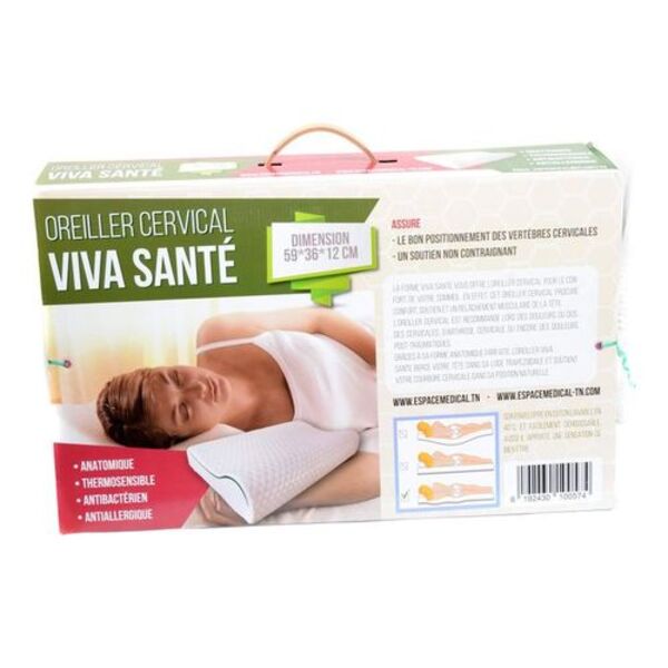 viva20sante.jpg Oreiller orthopedique viva sante – Image 1